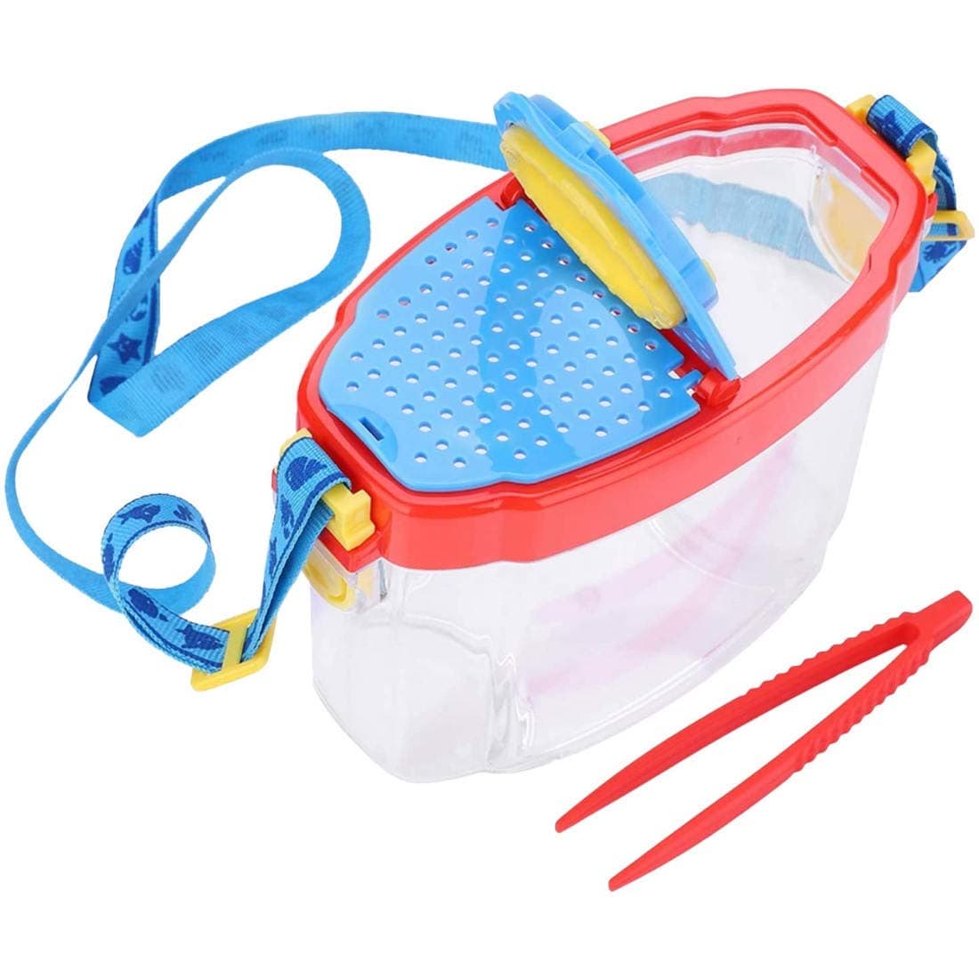 【送料無料】虫かご 昆虫ケース 色：レッド、サイズ：14x7.2x10.3cm