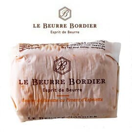 ボルディエ バター ピメン・エスプレット 125g 冷蔵空輸品 【フレッシュバターをお届けします】【唐辛子バター】【冷蔵/冷凍可】【ご予約販売】人気 パン トースト 料理 材料 ギフト 有塩バター