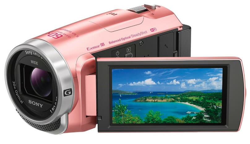 【中古】【1ヶ月保証】 ビデオカメラ ソニー SONY HDR-CX675 32GB 光学30倍 ピンク Handycam HDR-CX675 P