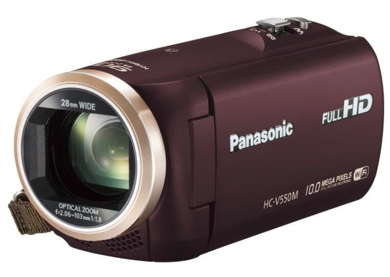 【中古】【1ヶ月保証】 ビデオカメラ パナソニック Panasonic デジタルハイビジョンビデオカメラ HC-V550M-T ブラウン 内蔵メモリー32GB