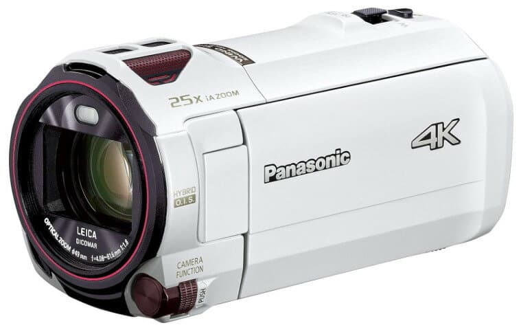 【中古】【1ヶ月保証】 ビデオカメラ パナソニック Panasonic 4Kビデオカメラ VX992M 64GB 光学20倍ズーム ピュアホワイト HC-VX992M-W