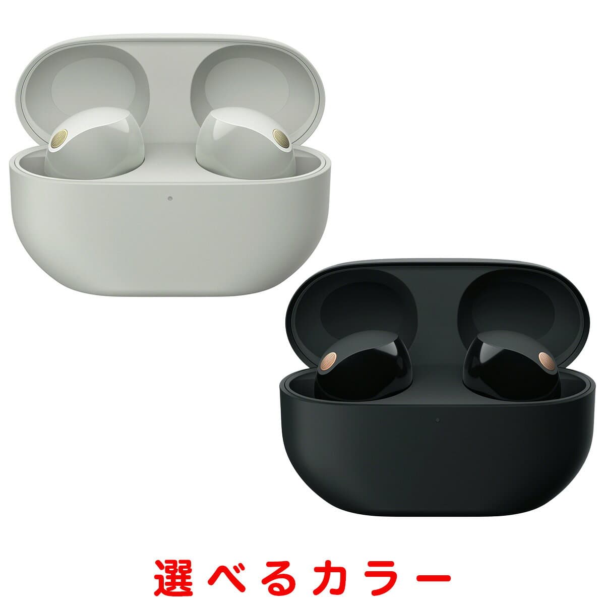 SONY docomo select ソニー ワイヤレスイヤホン WF-1000XM5 ノイズキャンセリング ハイレゾ プラチナシルバー ブラック ASO79411