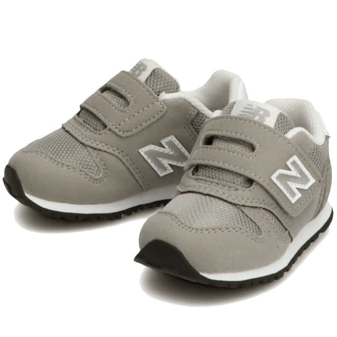 【10月9日1:59まで！ほとんど全品ポイントUP】ニューバランス 373 ジュニア スニーカー IZ373KG2 グレー new balance ファーストシューズ キッズ ベビー