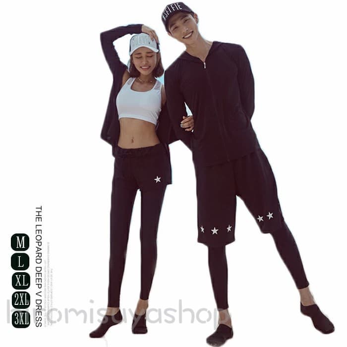 【超目玉商品】新作水着 レディース 5点セット水着 レディース 長袖 ラッシュガード トップス+ ブラ+ ショートパンツ+パンツ+レギンス メンズ 3点セット タンキニ 大人水着 ママ水着 きれいめ 体型カバー 海 プール ビーチ 旅行 オシャレ 可愛 高弾性 速乾