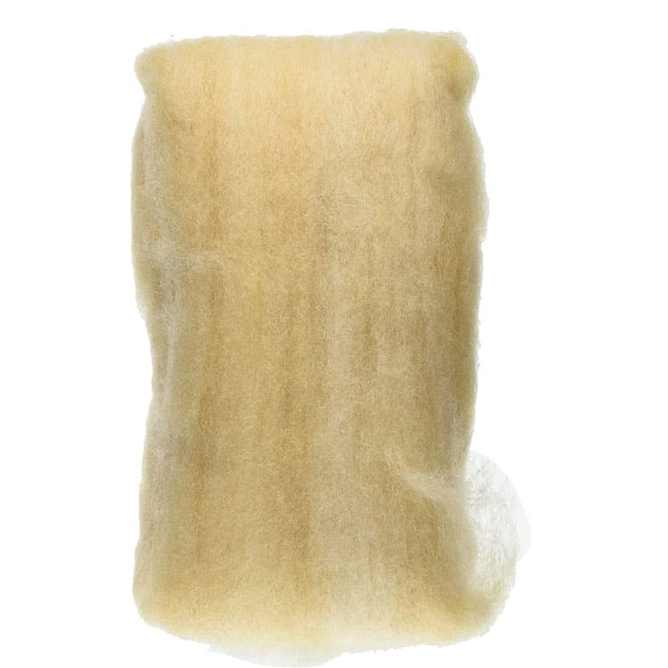 アクレーヌのフェルト玉 「ナチュラルミックス」 256 白茶色 （薄いベージュ） 15g×3玉セット フエルト 手芸 素材 ぬいぐるみ マスコット 手作り ハンドメイド