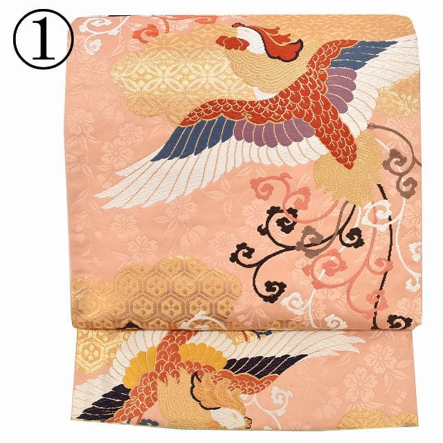 ＼SALE★ポイント10倍+15%OFF／袋帯 リサイクル 正絹 振袖用 フォーマル 礼装用 カジュアル 仕立て上がり 振袖 着物 選べる 均一 錦織 唐織 revi0176b 【 送料無料 リユース 和服 結婚式 お祝い お茶会 パーティー 入学式 卒業式 お茶会 お茶席 茶道 着物 帯 kimono 通販 】 thumbnail 3