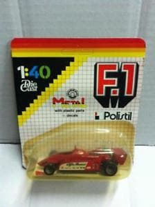 【送料無料】ホビー　模型車　車　レーシングカー コンデカールフォーミュラアルファロメオpolistil 140 formula 1 f1 alfa romeo 180 in metallo con decals moc, 1983