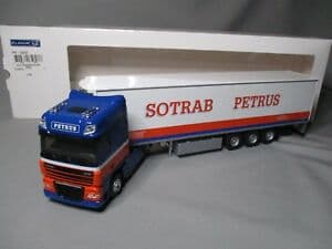 【送料無料】ホビー ・模型車・バイク レーシングカー エリゴールスペースキャブソトラブペトルスeligor 143 daf dv7796 xf 105 space cab fridge transport sotrab petrus 114127