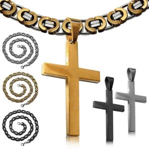 【送料無料】ジュエリー・アクセサリー ブレスレットチェーンバルボッツァーレネックレスクロスペンダントoミリメートル