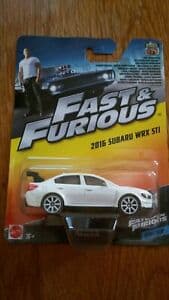 【送料無料】模型車 モデルカー マテルファストアンドフューリアススバルmattel fast and furious subaru 2016 wrx sti