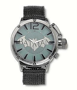 【送料無料】batman arkham city silvertone bat symbol canteen watch in box accutime ark5014