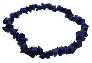 【送料無料】ブレスレット　アクセサリ—　チップブレスレットlapis lazuli gemstone chip crystal bracelet