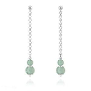 【送料無料】アクセサリー　ネックレス　アルジェントboucles doreilles en argent 925 et aventurine neuves