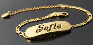 【送料無料】アクセサリー　ネックレス　イエローゴールドsofiabracciale con nomeplaccato in oro giallo 18ctregalo per leifashion