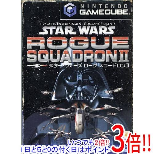 【いつでも2倍！1日と5.0のつく日、18日は3倍！】【中古】スターウォーズ ローグスコードロン2 ゲームキューブ 外箱いたみ