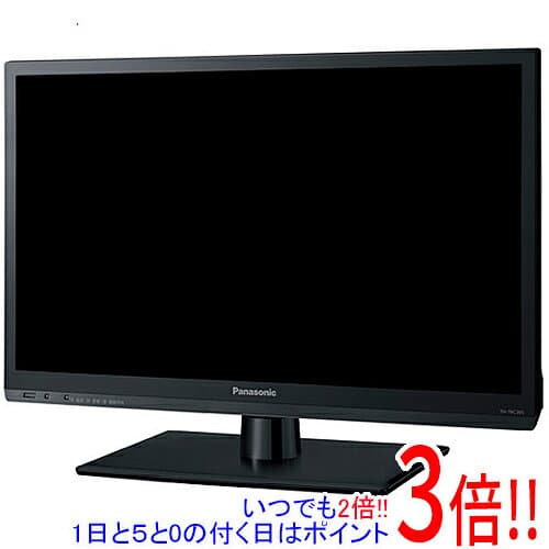 【中古】Panasonic 19V型 液晶テレビ VIERA TH-19D300PS 2019年製 リモコンなし