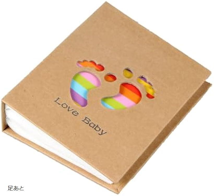 フォトアルバム L判 200枚収納 大容量 (足あと)