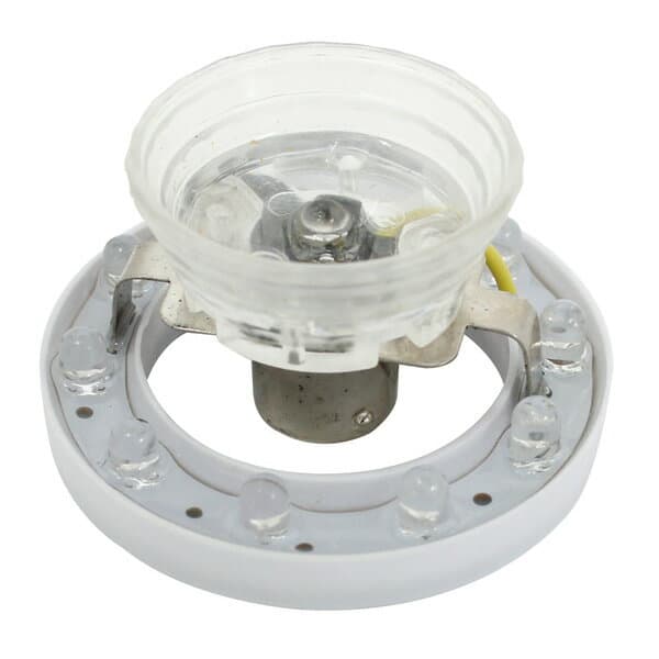 マーカーランプ用LEDユニット 超流星マーカーユニット ライトピンク DC12V/DC24V LED9個 トラック 補修部品 ヤック/YAC CE-38