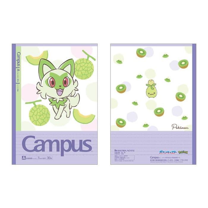 キャンパスノート ポケットモンスター A罫 5冊パック Campus ポケモン 夏休み 冬休み 宿題 課題【ショウワノート】 thumbnail 3