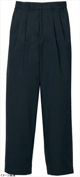ツータックパンツ(女性用)13号 黒 KP002L-7