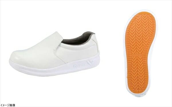 日進 耐滑厨房シューズ 24.0cm V5000W24.0
