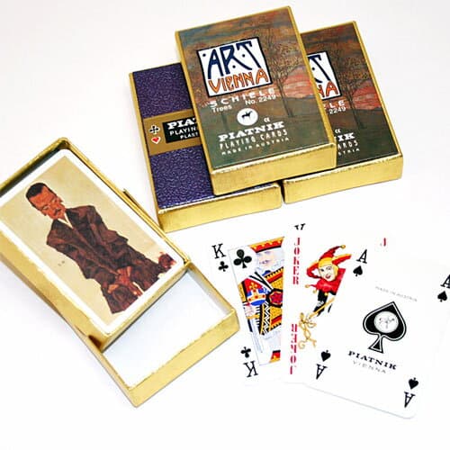 絶版トランプ 【アートトランプセット「エゴン・シーレ」】 シーレのトランプ4点セット