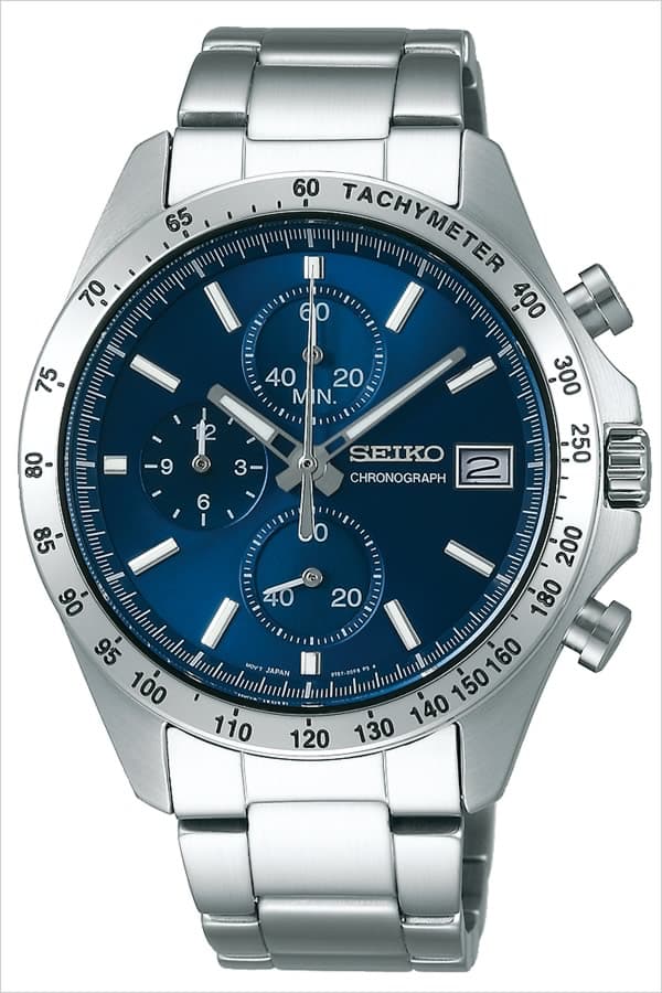【最大18,576円引き】【44％OFF】 セイコー 腕時計 SEIKO 時計 スピリット SPIRIT メンズ ネイビー SBTR023 旦那 ビジネス 仕事 スーツ クロノ クロノグラフ フォーマル 就活 高級感 防水 カジュアル おしゃれ メタル ベルト CHGRWAT プレゼント ギフト thumbnail 2