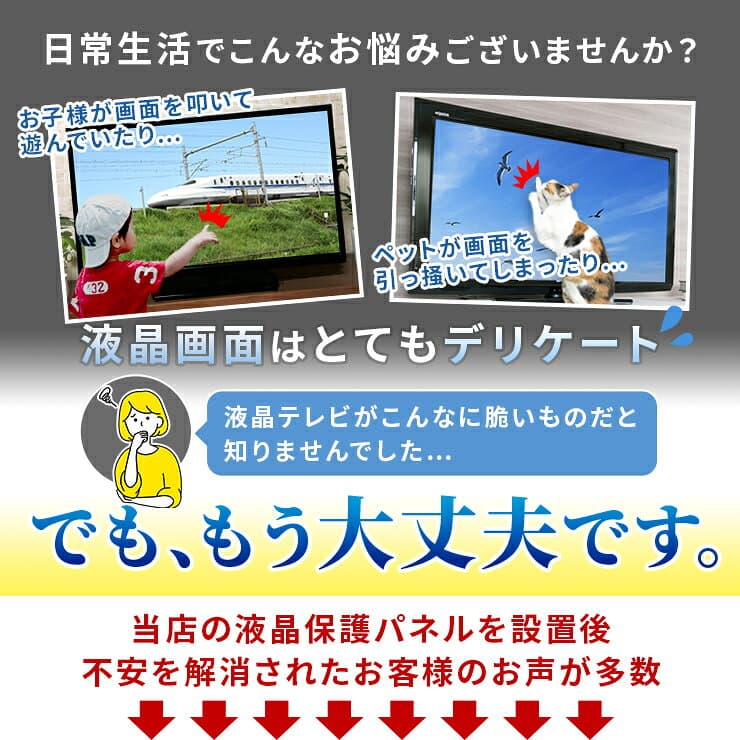 【55型】液晶テレビ保護パネル 《低反射タイプ》 アクリル テレビ 画面 傷防止 子供 ペット 保護パネル 保護フィルム テレビカバー テレビガード アクリル製 透明 クリアパネル アクリルカバー パネル カバー 有機EL 国産 55インチ thumbnail 2