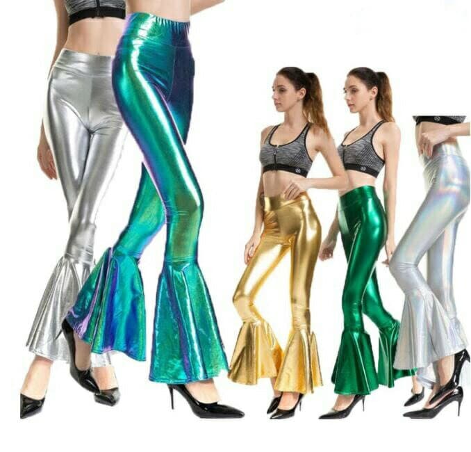 パンタロン レディーススパッツ　レザーパンツ　つるつるストレッチパンツ　 ハイウエスト スキニー 美脚 無地 ダンス衣装 ステージ演出服