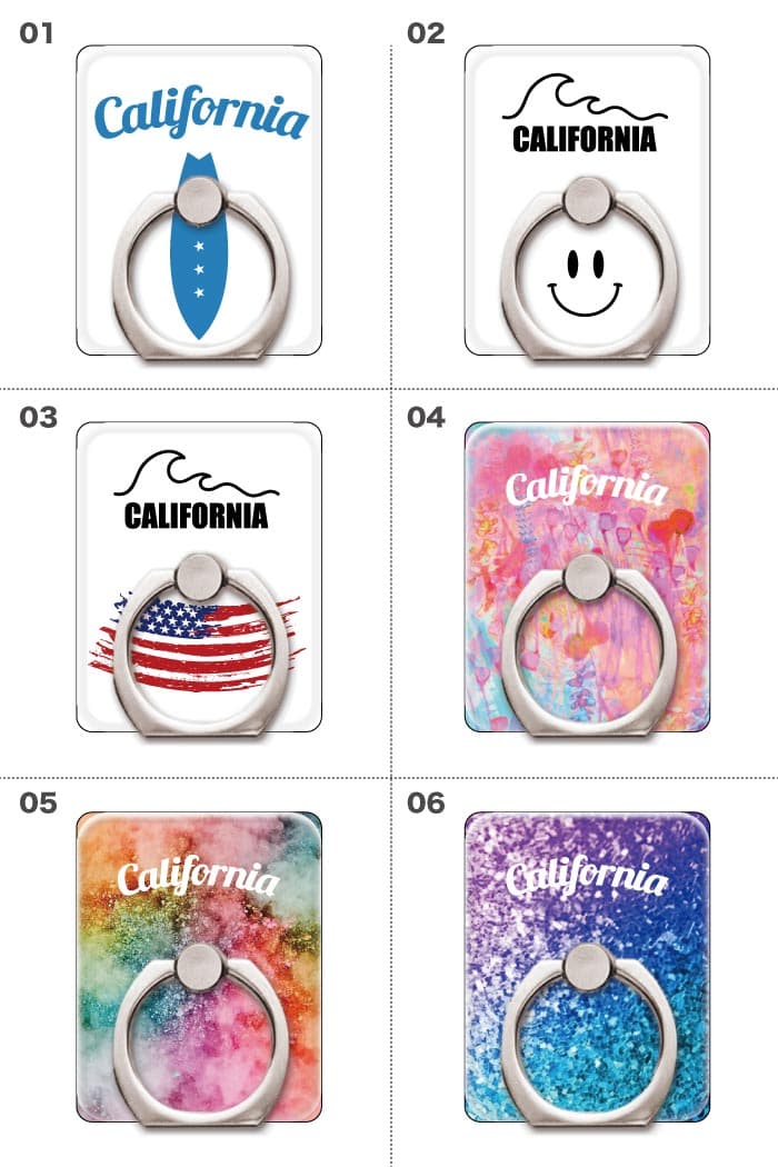 ＼P5倍 当店だけの大還元祭 期間限定 10/3〜10/8／california カルフォルニア 可愛い パイナップル surf サーフバンカーリング スマホリング 落下防止 リング スマホスタンド スタンド機能 スタンドリング ring デザイン アクセサリー プリント ホール thumbnail 2
