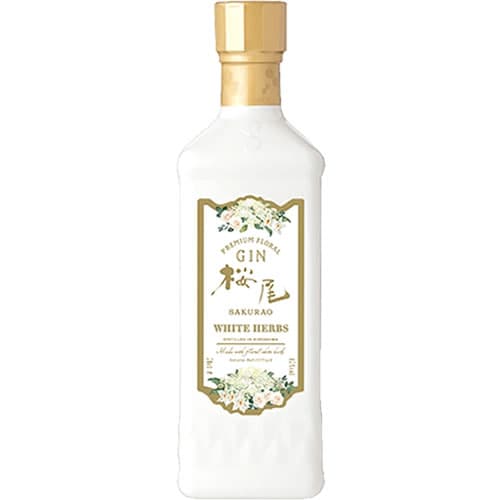 桜尾 ジン ホワイト ハーブス 700ml 47度 SAKURAO GIN WHITE HERBS 広島 サクラオブルワリーアンドディスティラリー ジャパニーズ クラフト ジン　ギフト プレゼント(4901903071110)