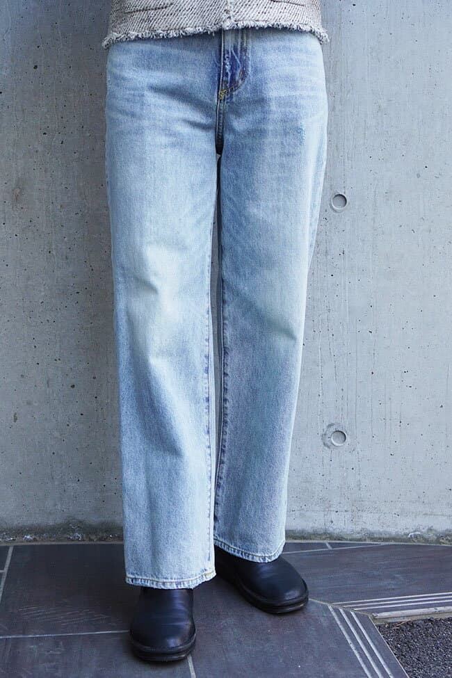 cafune カフネ レディース ストレート デニム オールシーズン カジュアル　615615