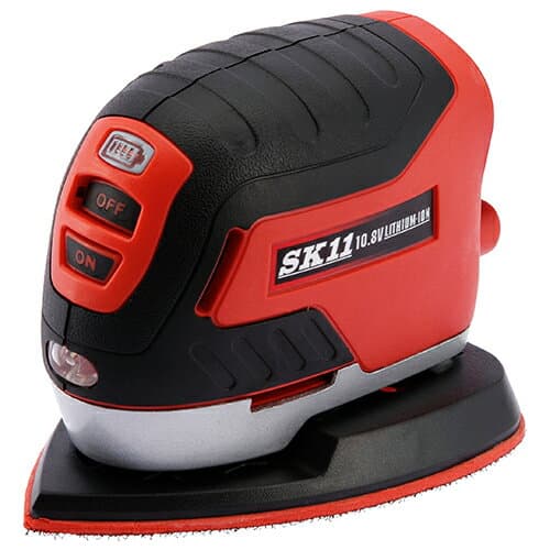 ∀藤原産業 【SPS-108V-15RL】SK11 10.8Vパームサンダー本体 (4977292400121)