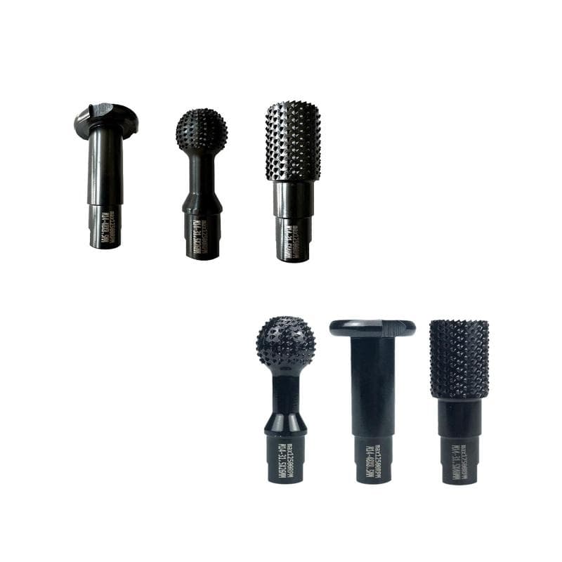 3個の木工用ロータリーバーセット高硬度.木彫りやすりドリルフライス工具リーマ.彫刻溝入れ用