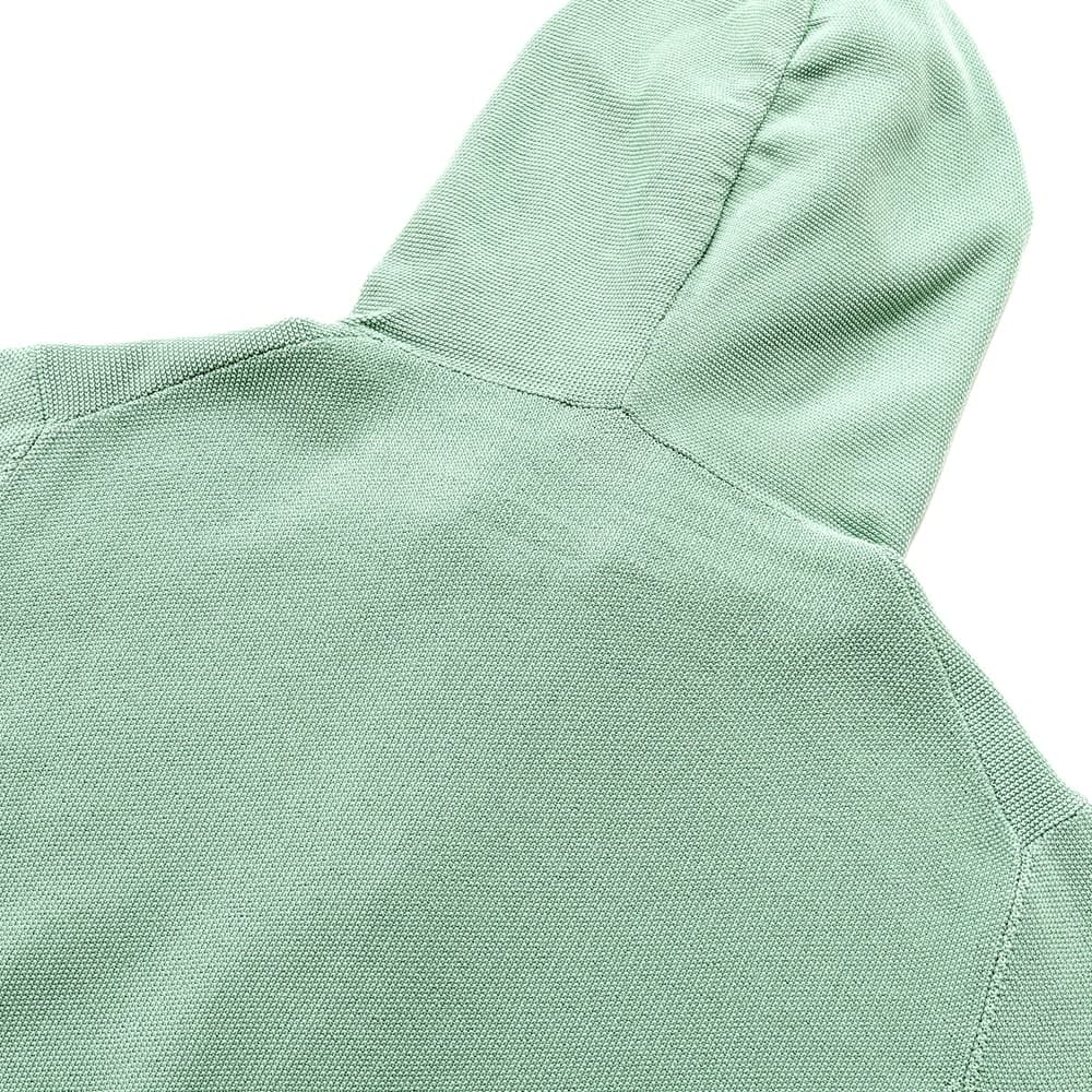 【SALE】サンモリッツ S.Moritz ／ 24SS ドライコットンハイゲージ鹿の子編みフルジップニットパーカー「FH1ML CR12S」（MENTA／ミントグリーン）【ラッピング対応】／ フィリッポデローレンティス 春夏 メンズ イタリア 長袖 thumbnail 3