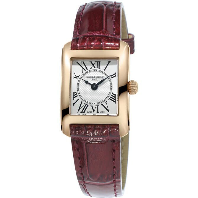 フレデリックフレデリック・コンスタント フレデリックコンスタント FREDERIQUE CONSTANT クラシックカレ レディース腕時計 スイス製 クォーツ シルバーダイアル 23mm×21mm 正規品 FC-200MC14【FC200MC14】