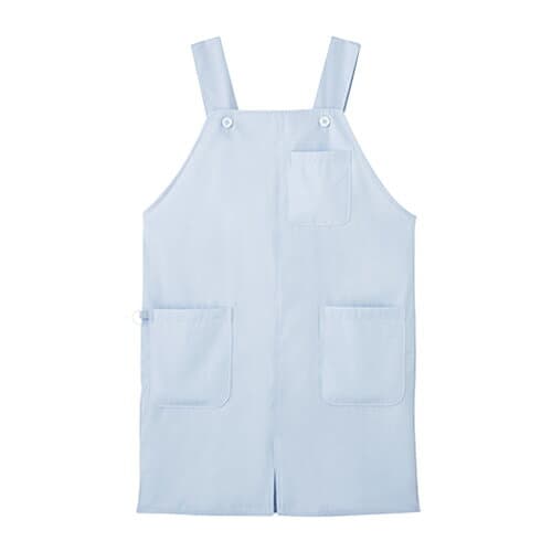 エプロン 保育士 幼稚園 先生 多機能エプロン サックス（LL） 大阪通販