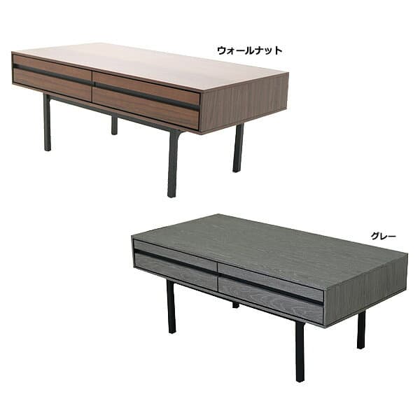 センターテーブル リビングテーブル ローテーブル 収納付き 引出付き スタイリッシュ シンプル モダン 幅100