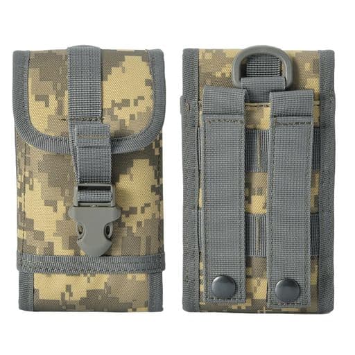 YOGOTIスマホポーチ携帯電話ポーチスマホケースミリタリーメンズウエストスマホベルト縦型防水持ち運びに便利アウトドア登山作業用汎用ベルト通し付き6インチ以下の全機種対応iPhone13iPh…