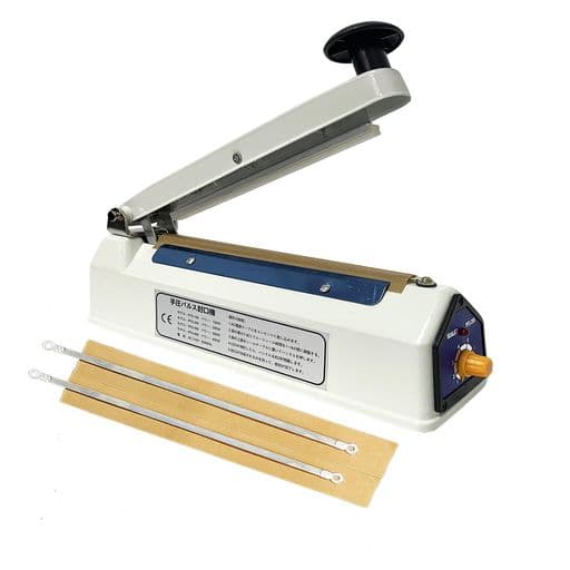 timilandシーラー卓上20CM長ヒートシーラーインパルスシーラーシーラー業務用家庭用8ランク調整シーラー日本語取扱説明書付き(ホワイト20CMシール幅5MM)