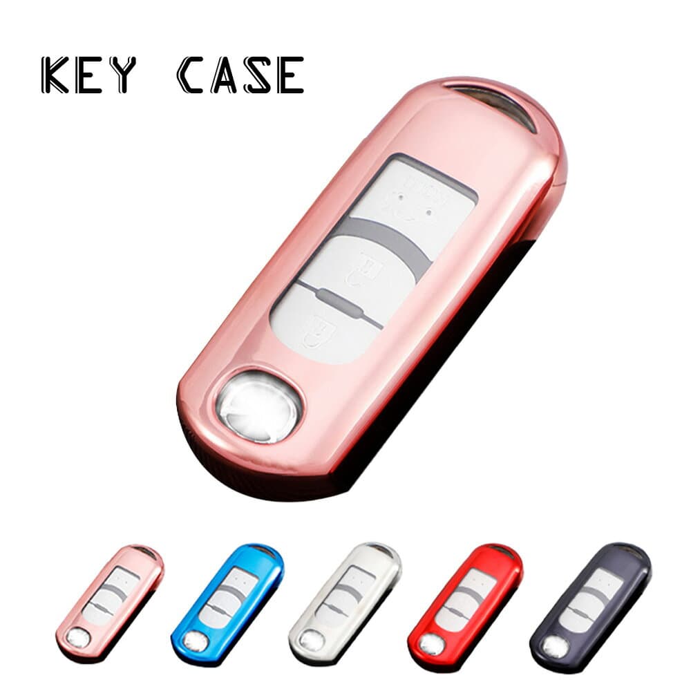 キーケース スマートキー キーカバー ケース カバー スマートキーケース 車キーケース マツダ 鍵カバー 鍵ケース ヴェゼルキーケース MAZDA2 MAZDA3 MAZDA6 ロードスター CX-3 CX-5 CX-8 ビアンテ プレマシー MPV 父の日 ギフト プレゼント