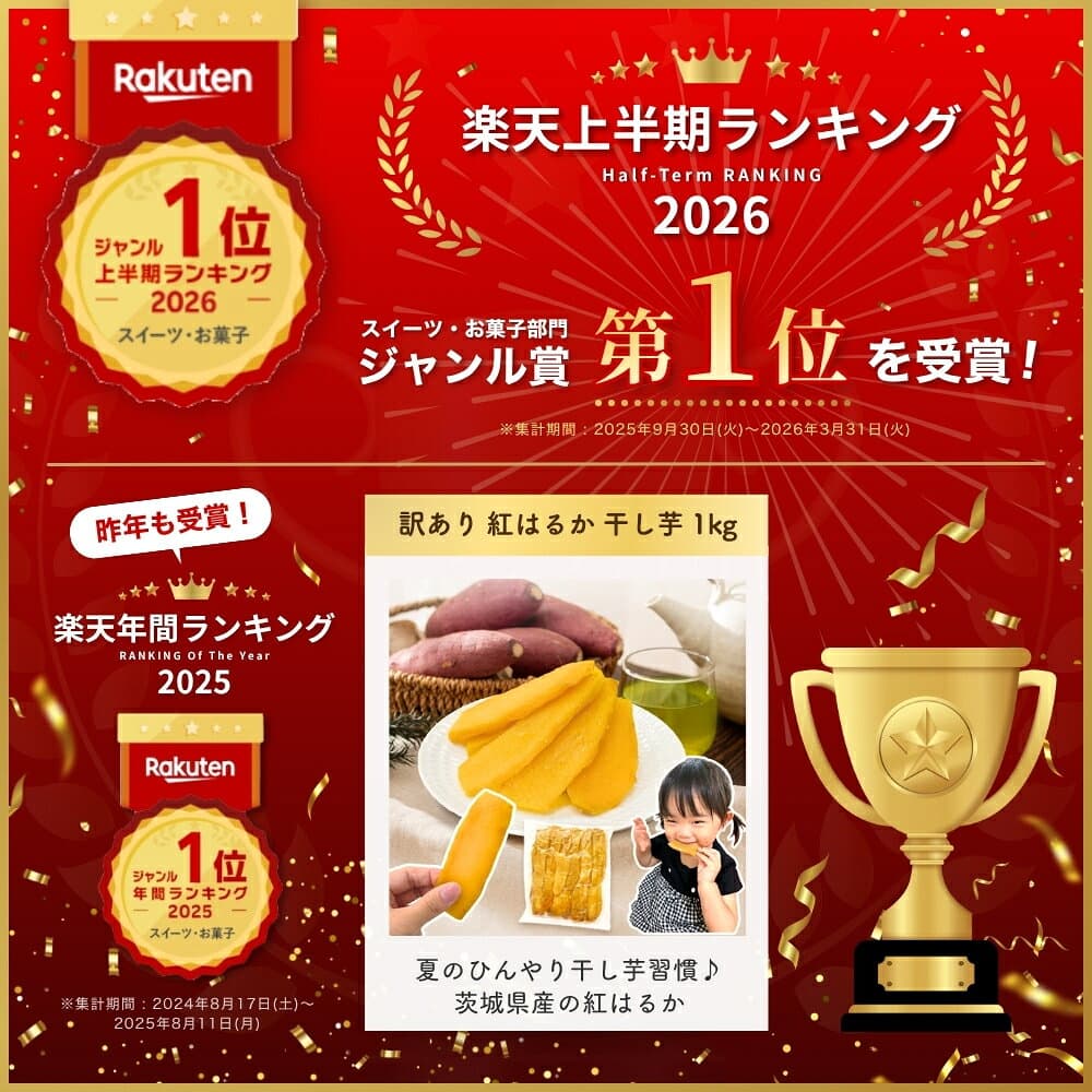 【20％OFFで2990円⇒2392円 10/9 01:59まで】 芋國屋 干し芋 訳あり 1kg 国産 無添加 紅はるか 干しいも 切り落とし ダイエット おやつ お菓子 和菓子 さつまいも 送料無料 ギフト スイーツ 茨城県産 N1 thumbnail 3