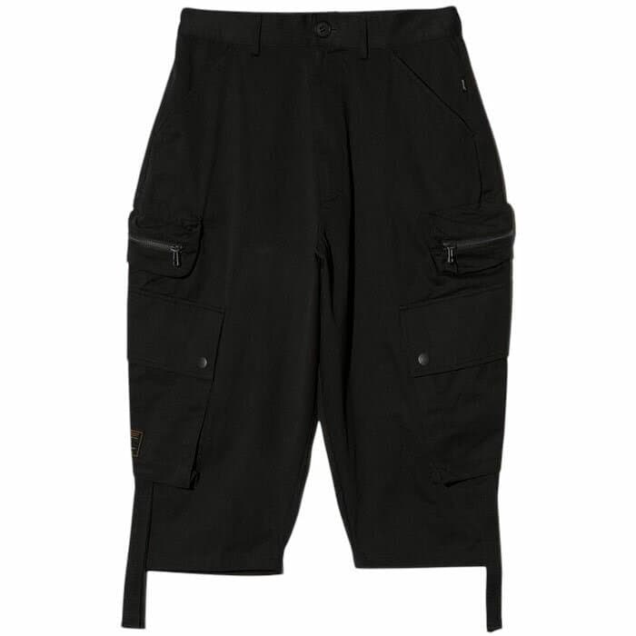 【グラム クロップドサルエルカーゴパンツ】glamb グラム Deformed Cropped Sarrouel Pants black glamb-GB0225-P13