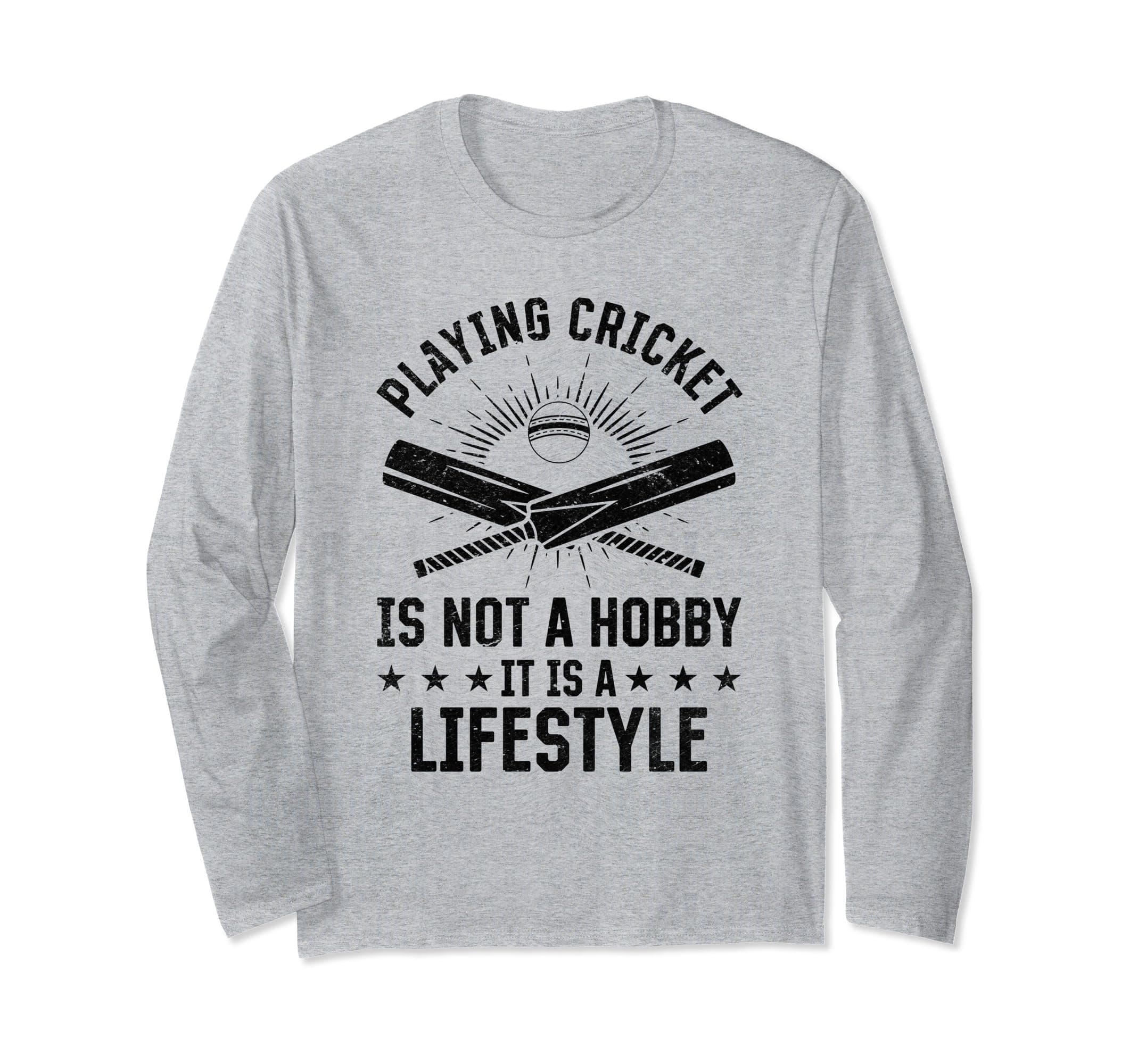 クリケットをプレイすることは趣味ではなく、ライフスタイルです - クリケット 長袖Tシャツ