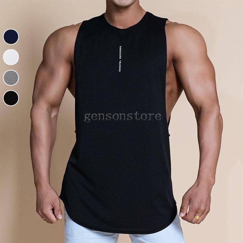 トレーニングウェア ノースリーブ 筋トレ ジム 吸汗速乾 運動着 タンクトップ メンズ カットソー 無地 ベスト 夏 Tシャツ 袖なし フィットネス スポーツ バスケ