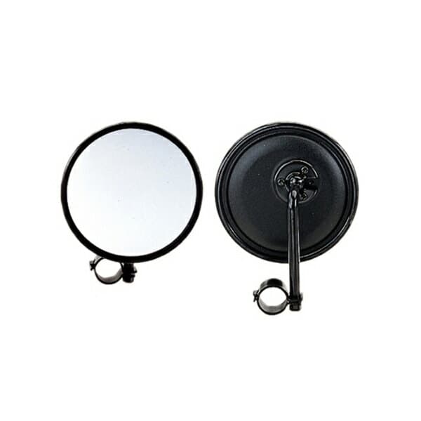 信栄物産 ロードビュミラー（平面） 丸型 130φ 黒 FH-13K | 車 ミラー 補助ミラー フロント 死角 車用品 自動車 カーグッズ カーアクセサリー サイドミラー 補助 ドアミラー トラック トラック用品 カー用品 便利 便利グッ