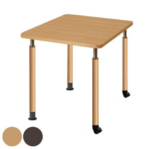昇降式テーブル 幅90cm 高さ調節 固定脚 キャスター脚 介護施設 福祉施設 車椅子 ダイニング 作業用 テーブル （ 送料無料 幅 90 福祉 10段階 ダイニングテーブル 介護 つくえ 食卓机 机 昇降式ダイニングテーブル キャスター付き ） 【39ショップ】
