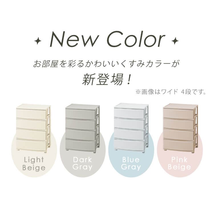 [エントリーでポイント最大10倍/スタンプラリー]【公式】チェスト 4段 5段 3段 プラスチック 収納 おしゃれ アイリスオーヤマ タンス 衣類収納 スリム ワイド おしゃれ 収納ケース 引き出し クローゼット 衣装ケース 洗面所 寝室 リビング 北欧 収納チェスト thumbnail 3