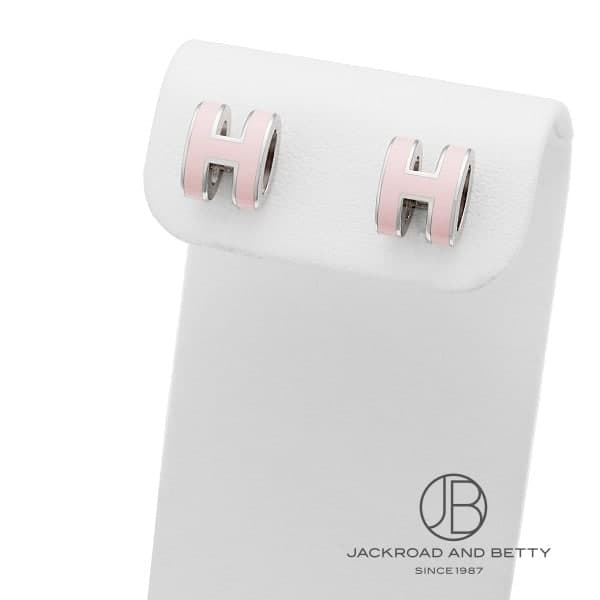 エルメス HERMES ポップH ミニ ピアス ローズドラジェ ピンク H608002FP 85 新品 ジュエリー ブランドジュエリー