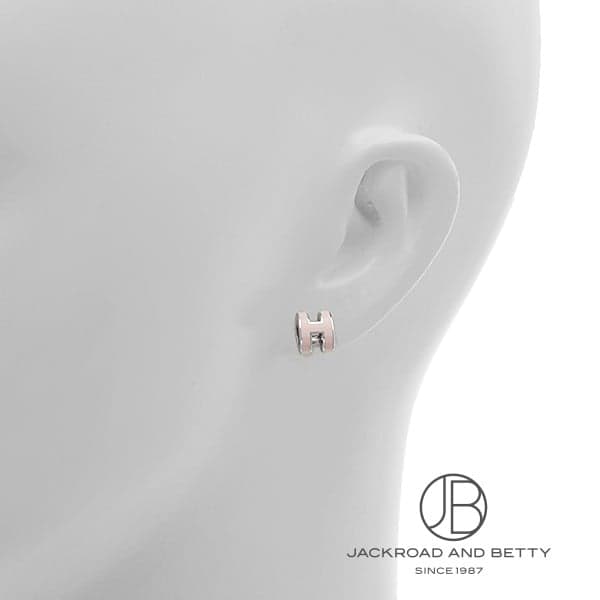 エルメス HERMES ポップH ミニ ピアス ローズドラジェ ピンク H608002FP 85 新品 ジュエリー ブランドジュエリー thumbnail 2